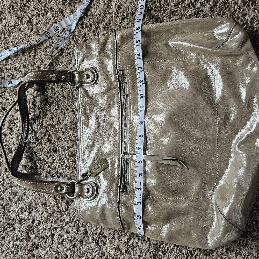 Coach little metallic